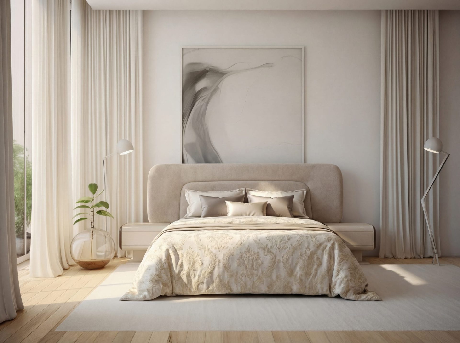 Ekskluzywne Łóżko Tapicerowane LUNAR BED – wezgłowie 113 cm, rama Soft-Edges, długość 250 cm - obrazek 3