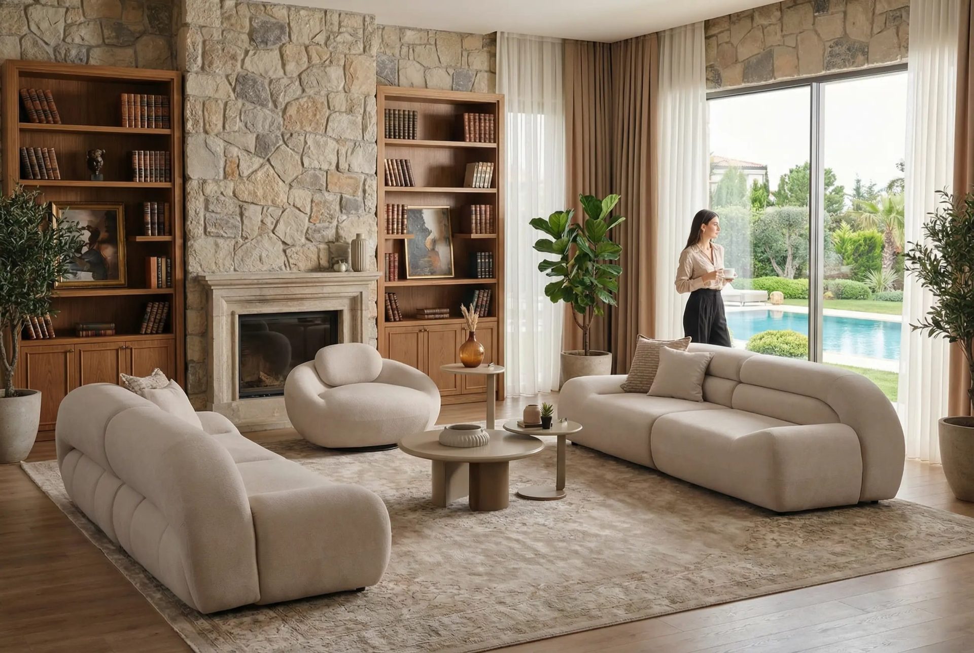 Ekskluzywna Sofa 3-Osobowa ASTORIA MOTION – 260 cm, rzeźbiarska forma, system Back-Motion - obrazek 11
