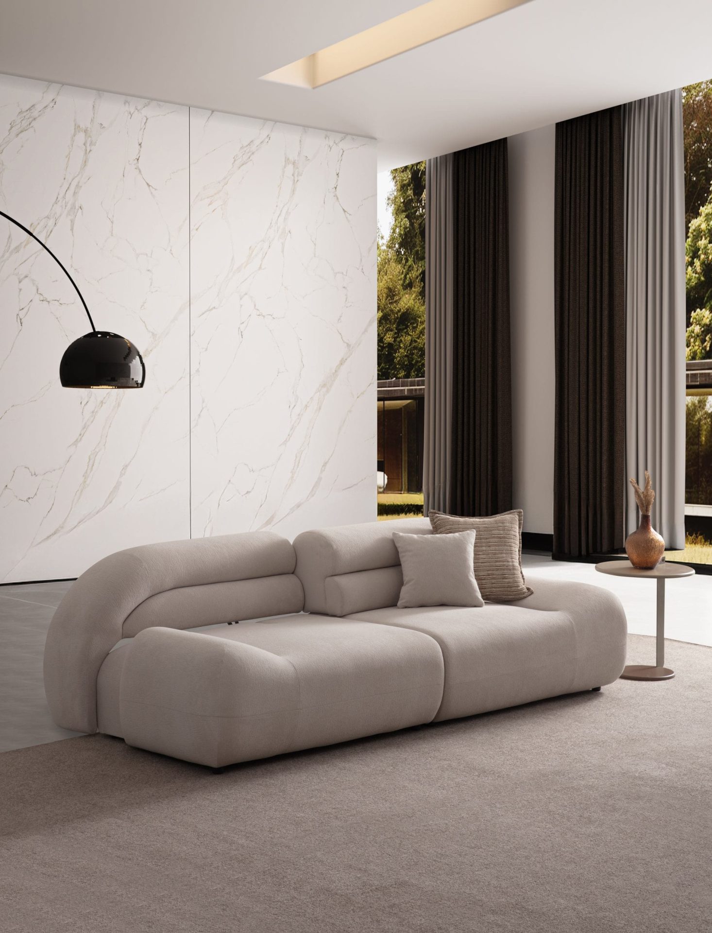Ekskluzywna Sofa 3-Osobowa ASTORIA MOTION – 260 cm, rzeźbiarska forma, system Back-Motion - obrazek 20