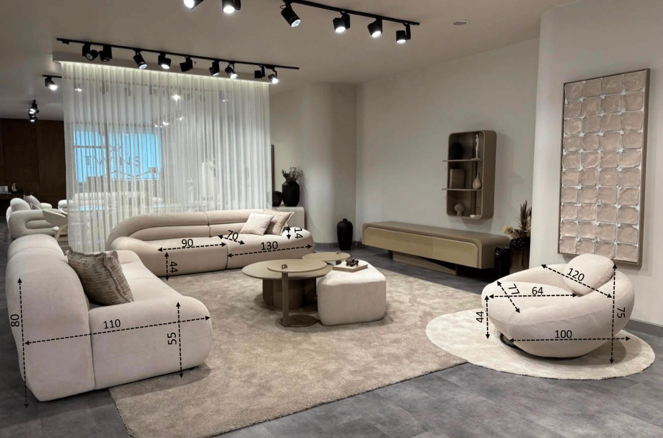 Ekskluzywna Sofa 3-Osobowa ASTORIA MOTION – 260 cm, rzeźbiarska forma, system Back-Motion - obrazek 2