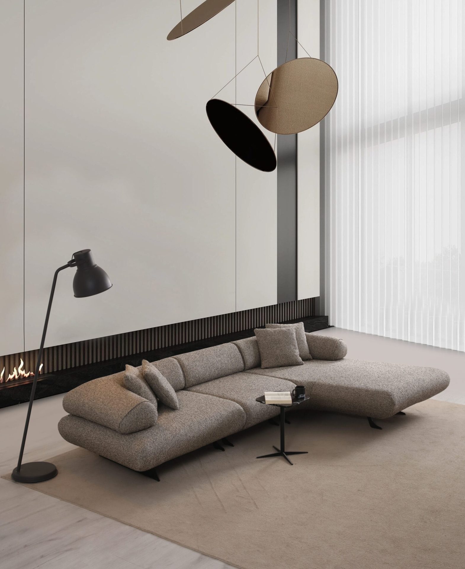 Kolekcja Modułowa JOVEN – obłe formy, wysokość 70 cm, moduł Relax 188 cm, cennik modułów - obrazek 7