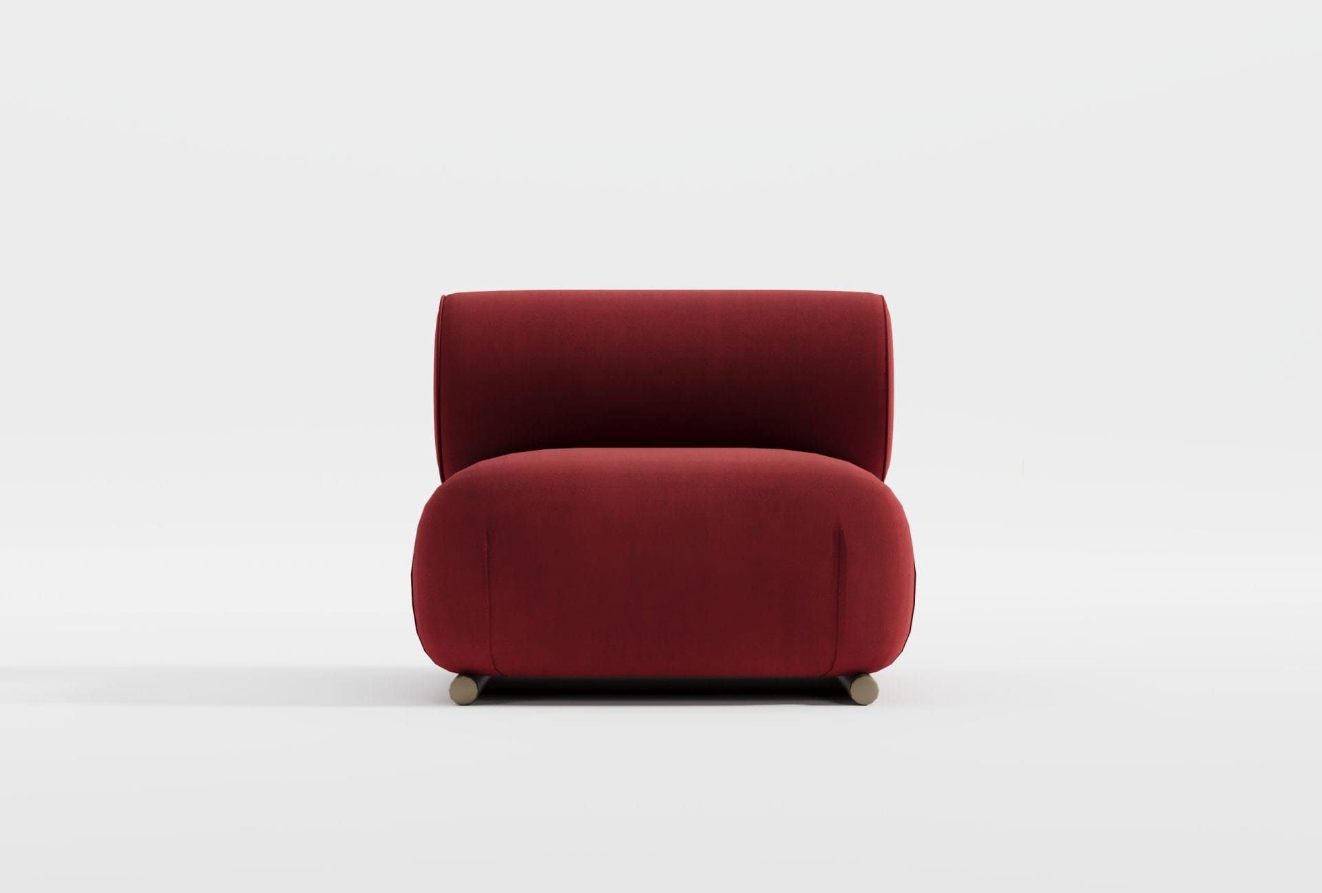 Zestaw Wypoczynkowy NAZU – sofa 4-osobowa (280 cm), sofa 3-osobowa (250 cm), fotel wiśniowy (90 cm) - obrazek 10