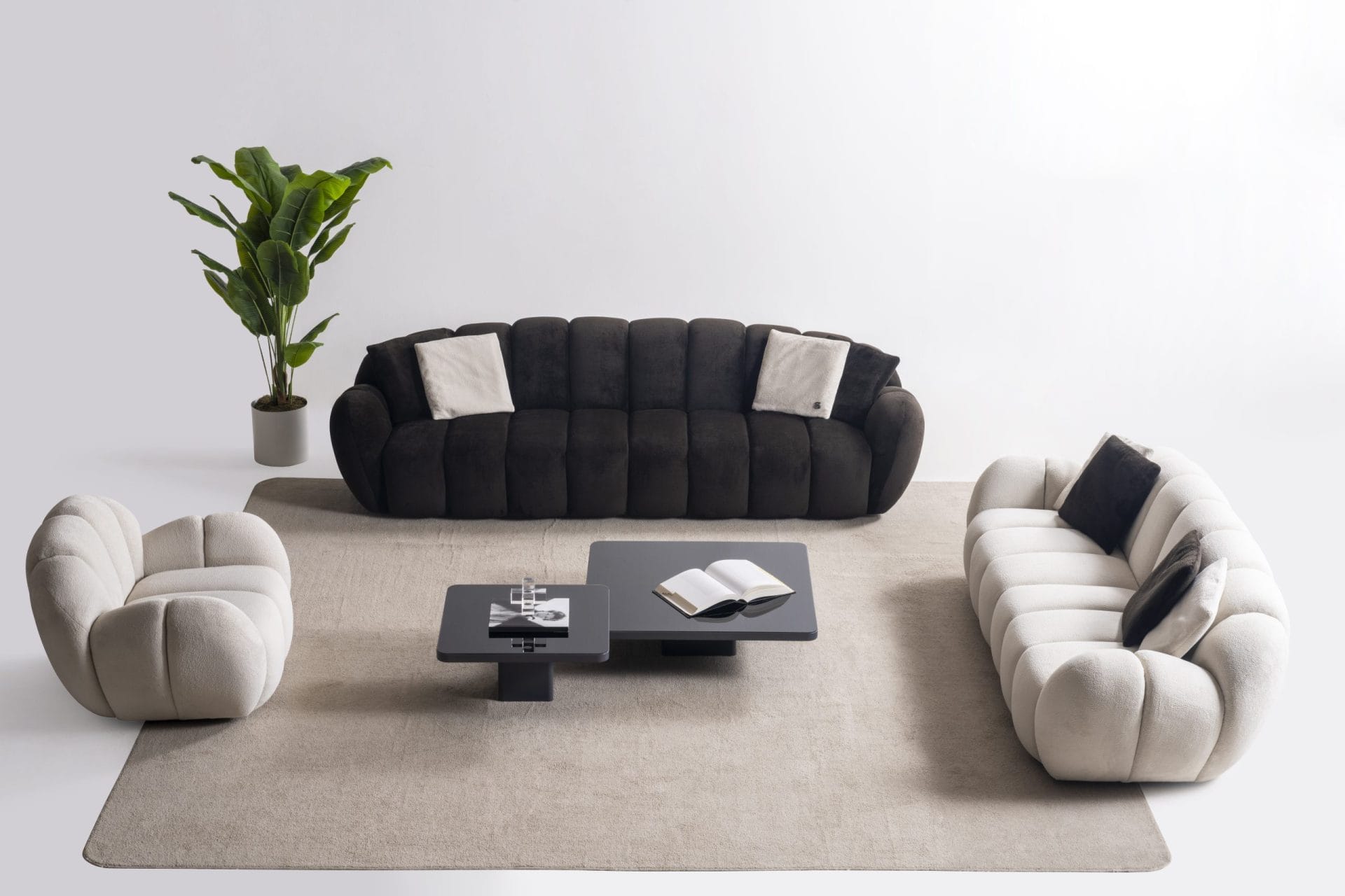 Fotel Luxury Channeled – wykończenie segmentowe, szerokość 110 cm, styl Modern Luxury - obrazek 7