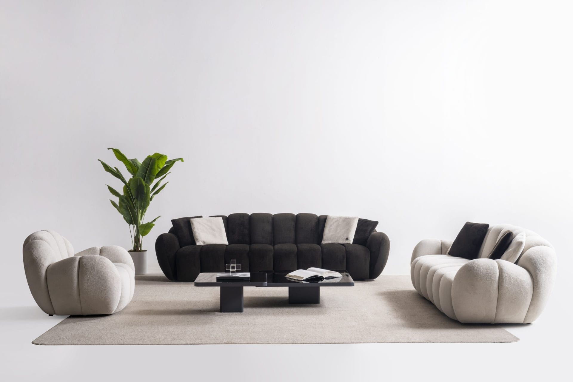 Fotel Luxury Channeled – wykończenie segmentowe, szerokość 110 cm, styl Modern Luxury - obrazek 6